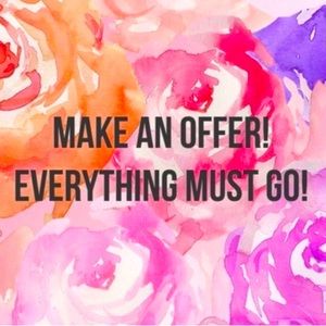 Everything must go!! Make me an offer :)